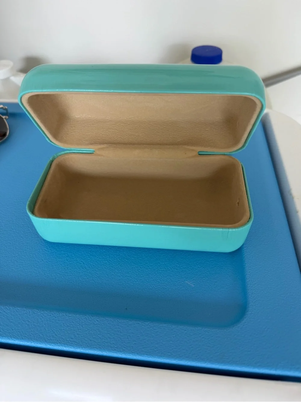 Tiffany & Co. Sunglasses case Blue-Green